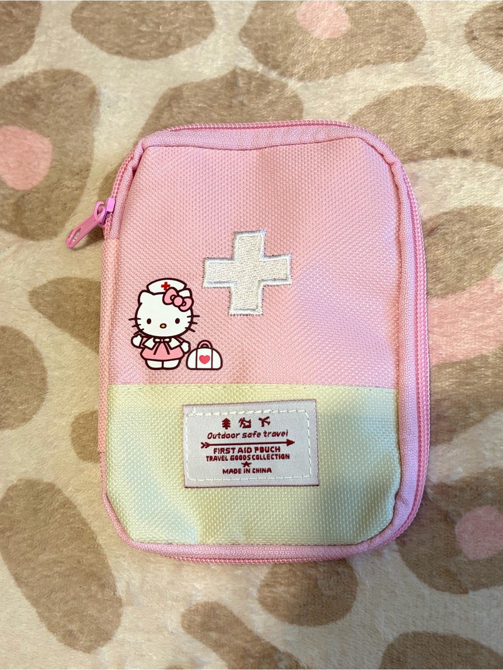 Sanrio Hello Kitty First Aid Pouch in Pink (EMPTY) no supplies inside